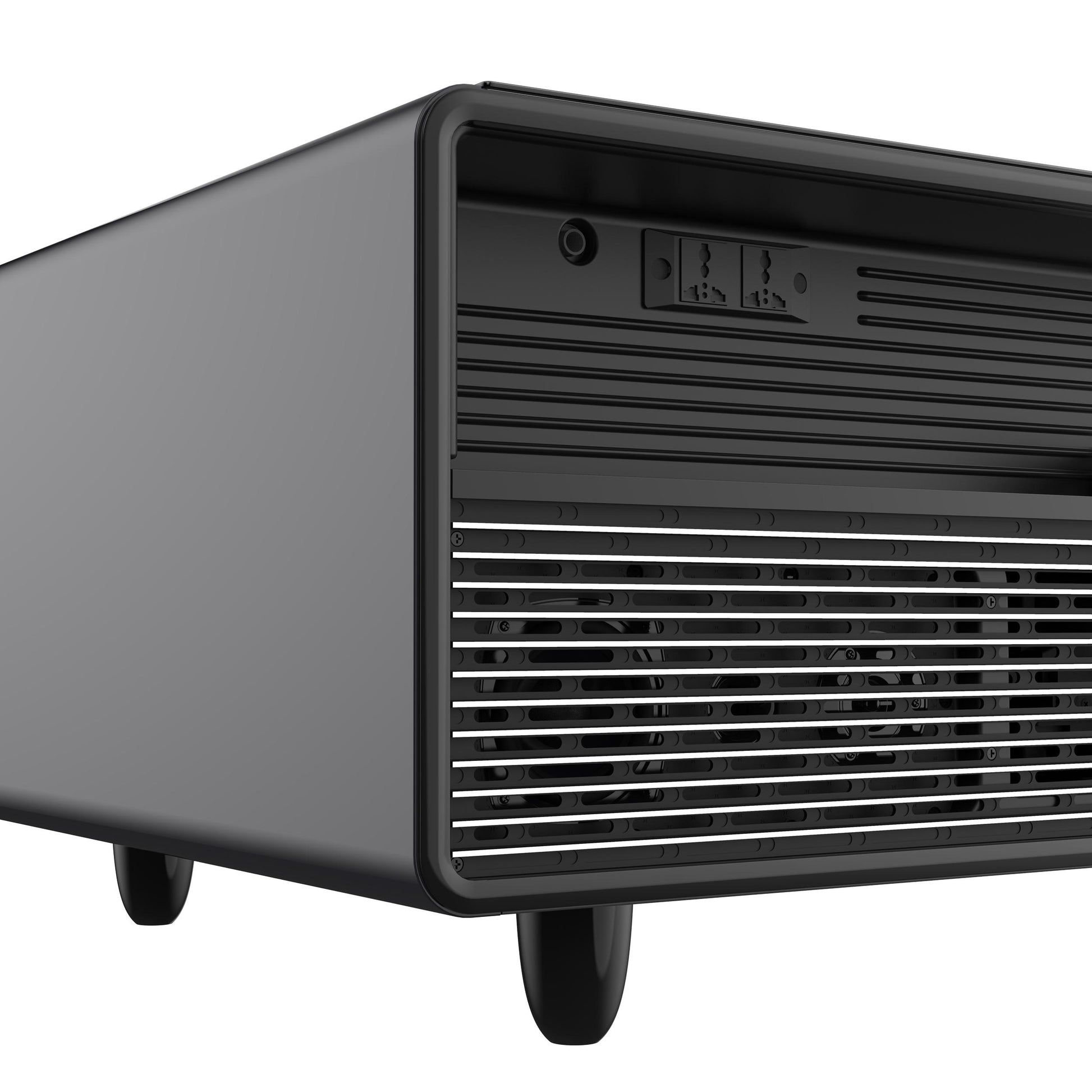 Forno FCTFR700651BLK Forno Evoluto Tavolo 51-Inch Black Smart Coffee Table - Dual Refrigerator Drawers, Bluetooth 5.0 Audio, Wireless Charging & Rgb Ambient Light