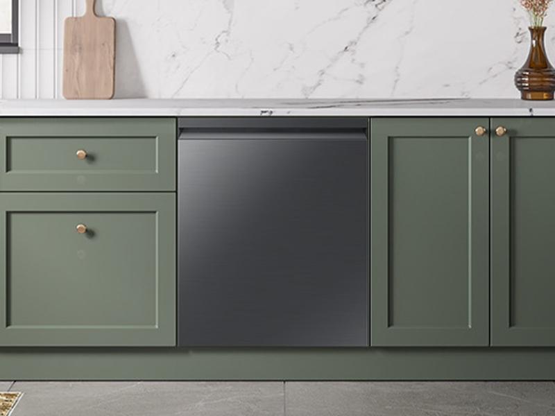 Samsung DW90F89T0UMT 38 Dba Bespoke Smart Dishwasher With 3Rd Rack Washing System In Fingerprint Resistant Matte Black Steel