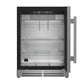 Forno FFSDA684024 Forno Asciutto 24-Inch Dry Aging Cabinet, Stainless Steel 304, 4.41 Cu.Ft, Led Lighting, Adjustable Shelves