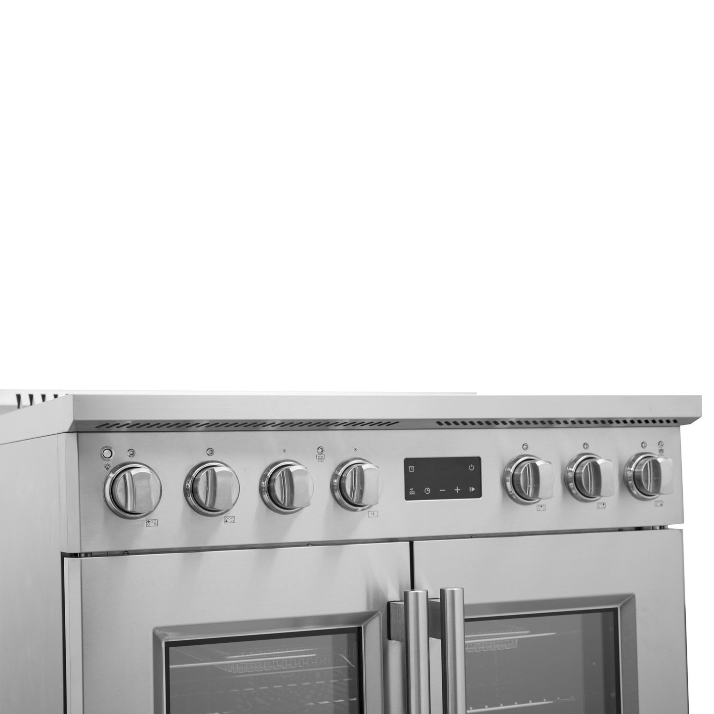 Forno FFSIN095036 Forno Torino 36 Inch French Door Induction Range With Air Fryer And True Convection Oven