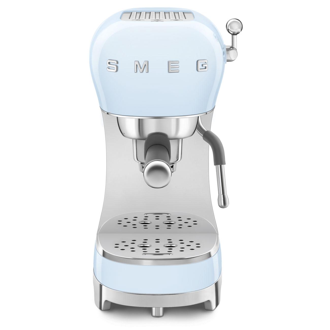 Smeg ECF02PBUS Espresso Coffee Machine Pastel Blue Ecf02Pbus