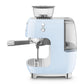 Smeg EGF03PBUS Espresso Coffee Machine Pastel Blue Egf03Pbus