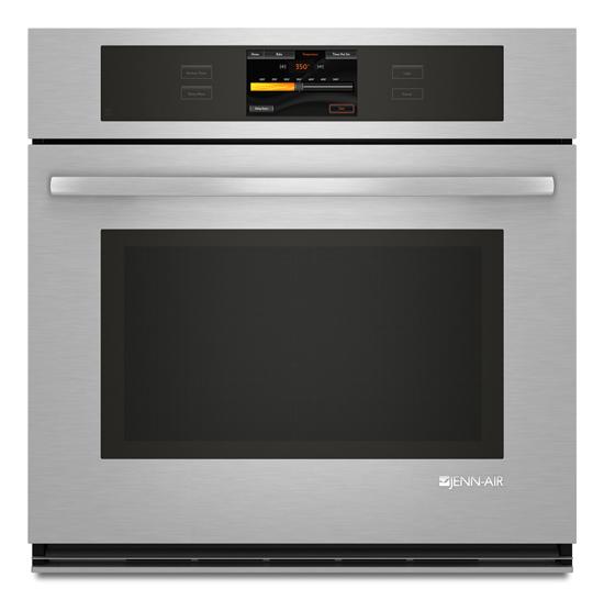 Jennair JJW3430WS Stainless Steel Jenn-Air® Single Wall Oven With V2™ Vertical Dual-Fan Convection System, 30