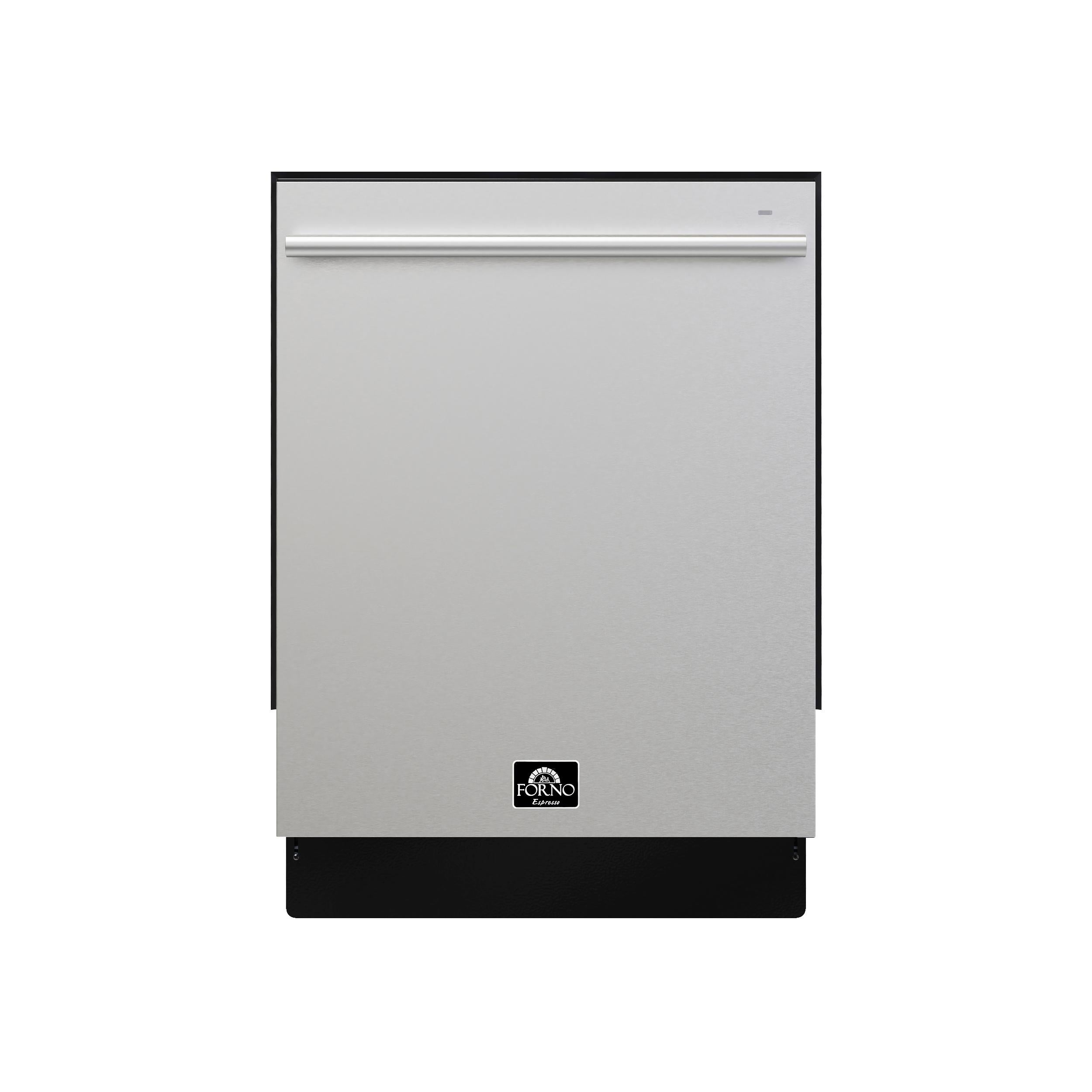 Forno FDWBI803524S Forno Romano 24-Inch Built-In Dishwasher, Stainless Steel Finish, Stainless Steel Tub, 49 Dba, Energy Star Certified
