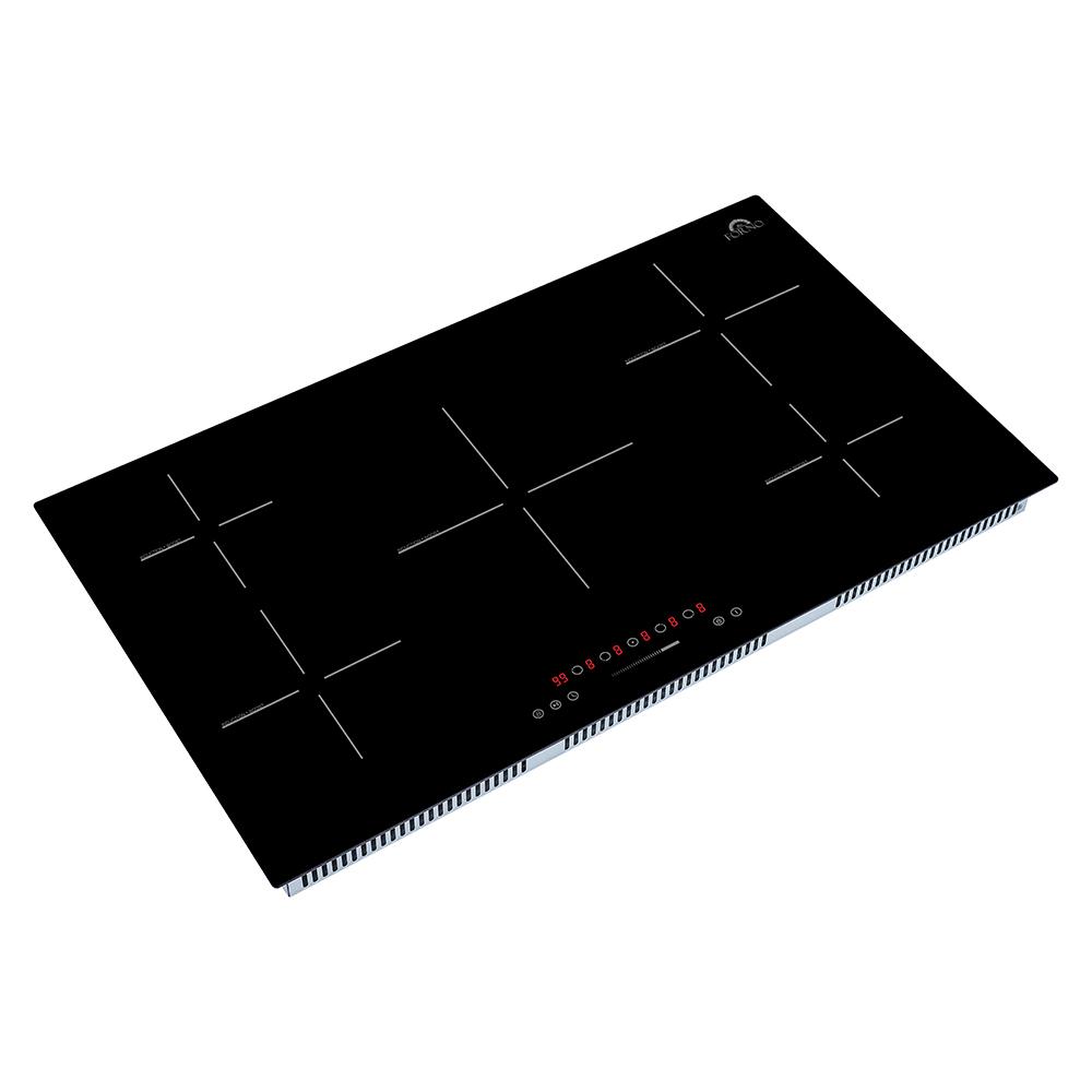 Forno FCTIN058336 Forno Parco 36-Inch Induction Cooktop, 5 Zones, 10,200W Total Power, Touch Control, 9 Power Levels, Booster Function