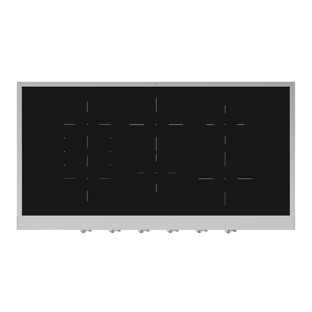 Ilve UHCPI486NSSC Ilve Uhcpi486Nssc Nostalgie Ii 48 Inch Built-In Induction Rangetop With 6 Elements, Stainless Steel (Chrome)