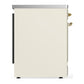 Ilve UMIB30NR3AWG Ilve Umib30Nr3Awg Majestic Iii 30 Inch Induction Range With 4 Elements, 4 Cu. Ft. Oven Capacity (Triple Glass Door, Antique White, Brass)