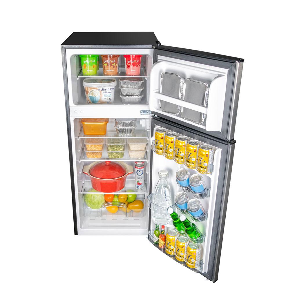 Danby DCR045B1SLDB Danby 4.5 Cu. Ft. 2 Door Compact Fridge In Stainless Steel Look