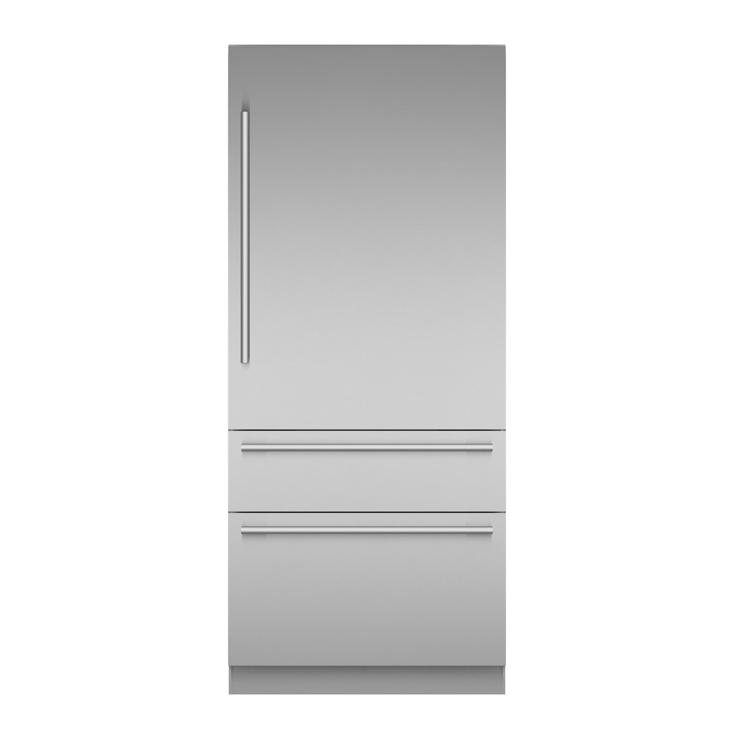 Thermador T36BB112SS Freedom®, Built-In Fridge-Freezer With Freezer At Bottom, 36'', Stainless Steel
