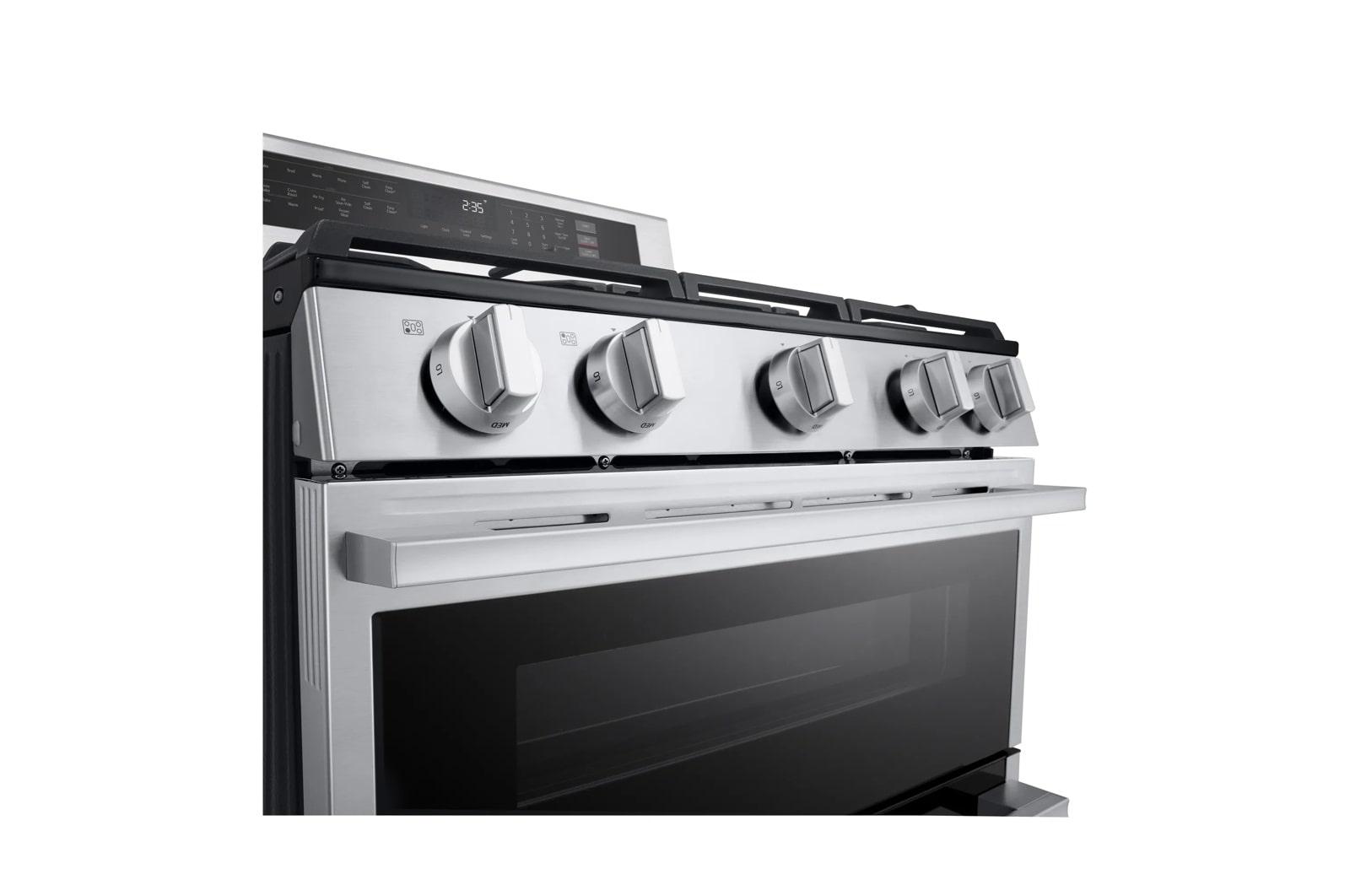 Lg LDGL6924Y 6.9 Cu. Ft. Smart Gas Double Oven Freestanding Range With Probake Convection®, Air Fry & Air Sous Vide