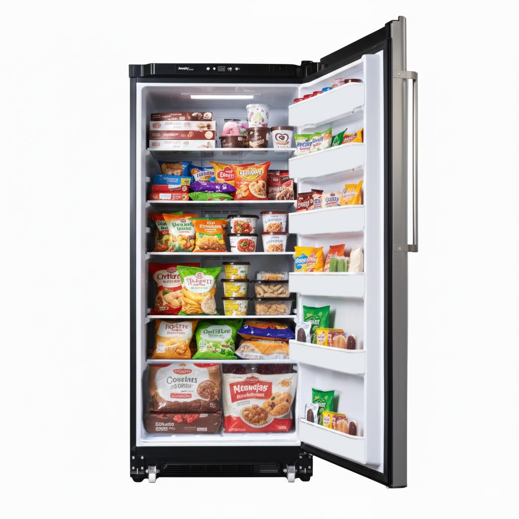 Danby DUF167A5BSLDD Danby Designer 16.7 Cu. Ft. Upright Freezer In Stainless Steel Look