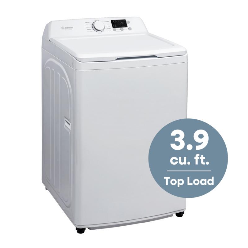 Element Appliance ENTW3925EW Element 3.9 Cu. Ft. Top Load Washer With Agitator - White (Entw3925Ew)