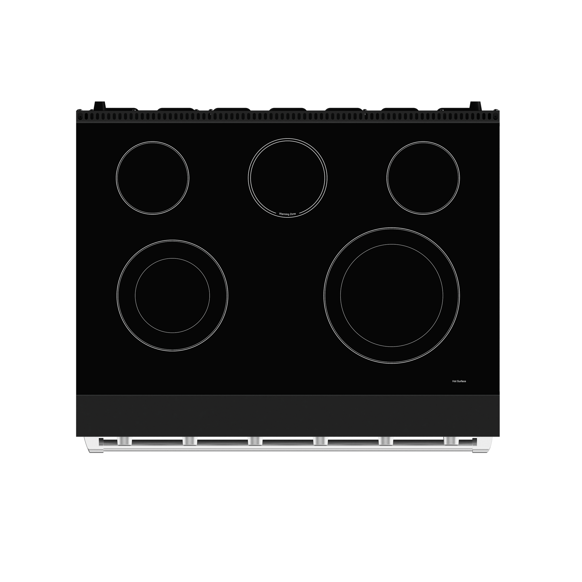 Thor Kitchen RSE36PBSS 36 Inch Professional Electric Range In Black/Stainless Steel Gordon Ramsay Series