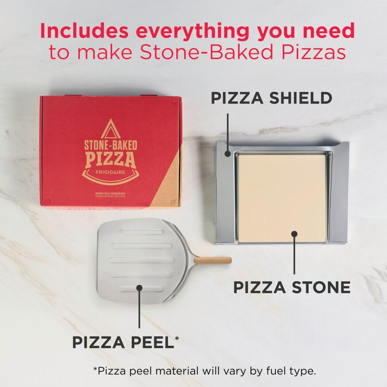 Frigidaire GCFG3070BF 30" Front Control Gas Range With Stone-Baked Pizza