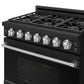 Thor Kitchen RSG36PBSS 36 Inch Professional Gas Range With Precision Knob In Black And Stainless Steel Gordon Ramsay Series