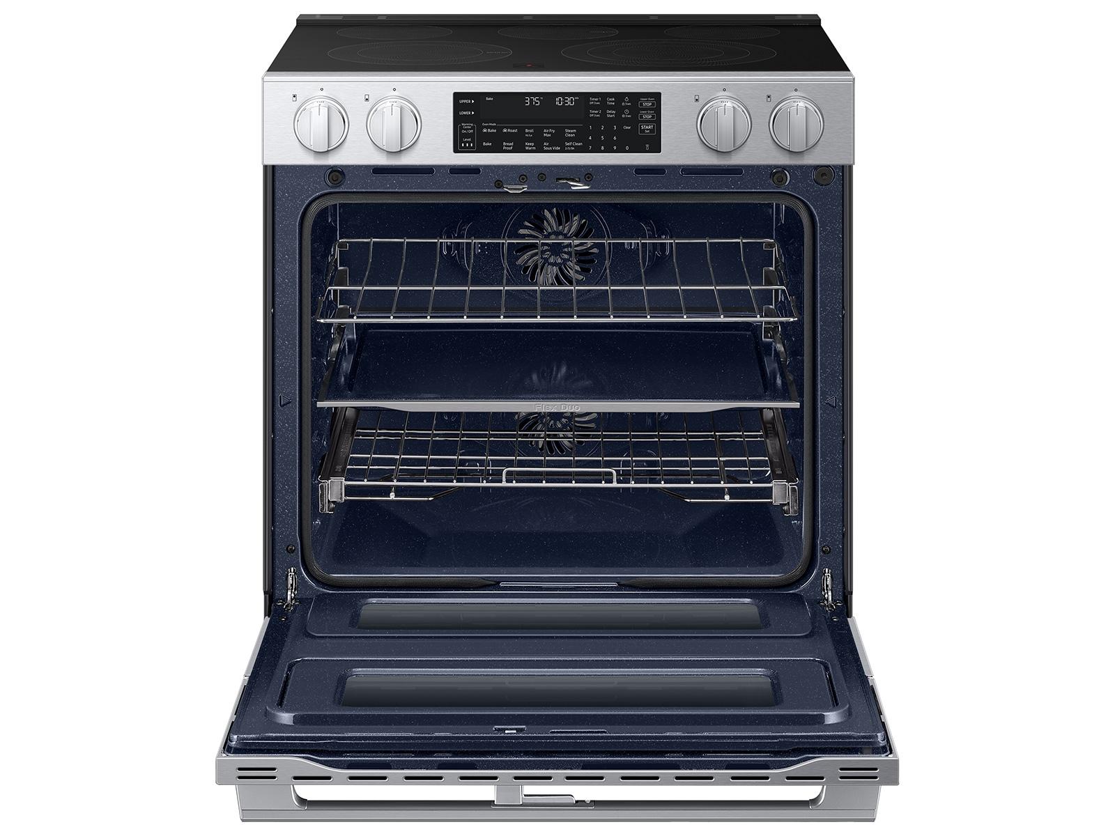 Samsung NSE90H63DR Bespoke Smart Slide-In Electric Range Flex Duo™ Oven Pro Style Design Dual True Convection