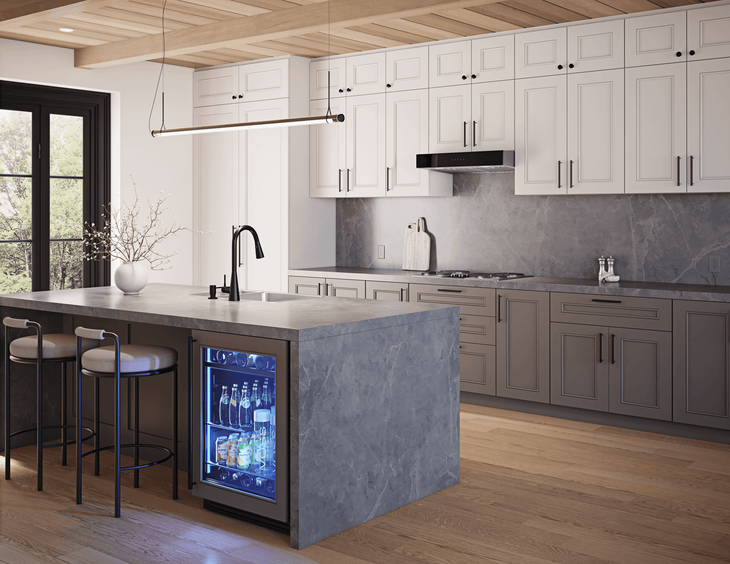 Zephyr ZVTE30ABG Vetro, Uc, 30In, Black Glass, Act