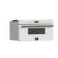 Forno FMWDR300030WHT Forno Capoliveri Espresso 30-Inch Microwave Drawer, White, 1.2 Cu.Ft, 1500 Watts, Built-In, Touch Control Lcd Display, Auto-Touch Open/Close, 11 Power Levels, Sensor Cooking