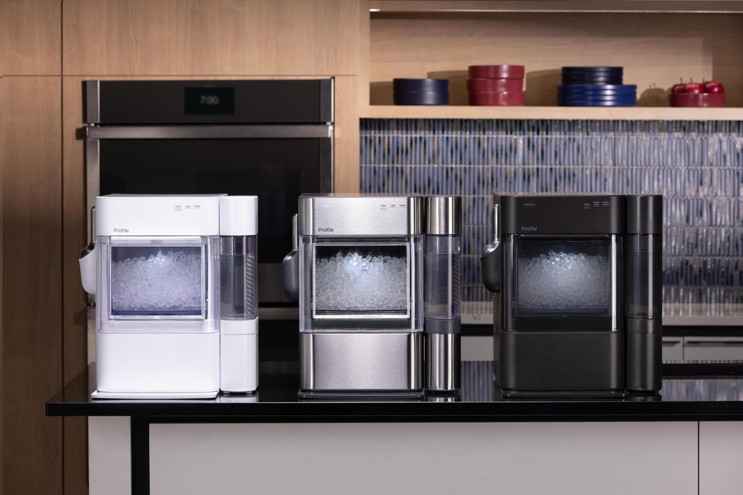 Ge Appliances XPIO13SWSS Ge Profile™ Opal™ 2.0 Ultra Nugget Ice Maker With Side Tank And Scale Inhibiting Filter