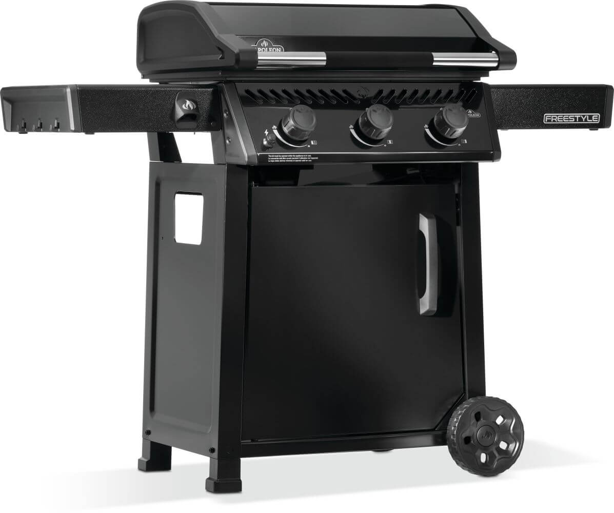 Napoleon Bbq F24DFTNK Freestyle 24 Inch Pre-Seasoned Non-Stick Griddle , Natural Gas, Black