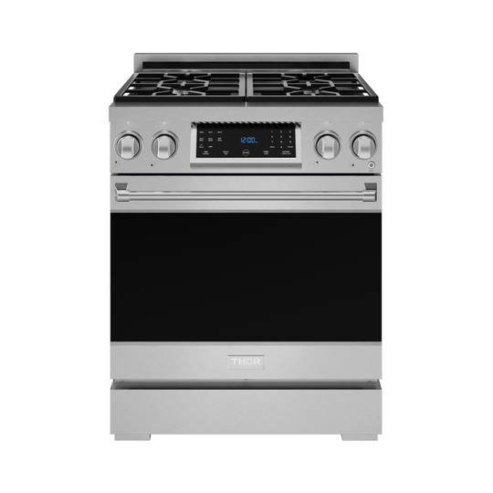 Thor Kitchen RSG30LP 30 Inch Professional Lp Range With Tilt Panel Touch Control In Stainless Steel Gordon Ramsay Series - Rsg30Lp