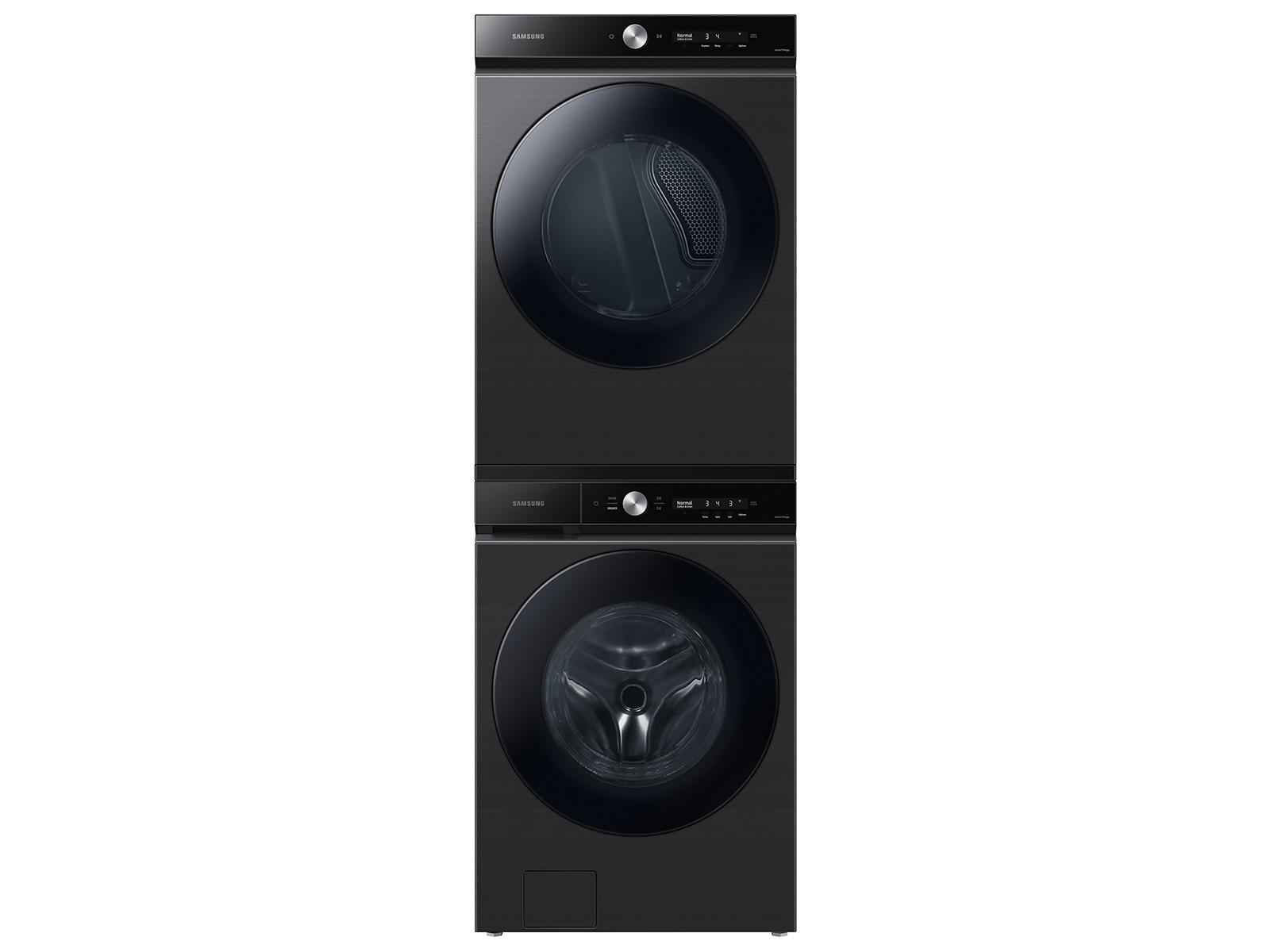 Samsung F1657834084068 Bespoke Ultra Capacity Front Load Washer And Electric Dryer In Brushed Black