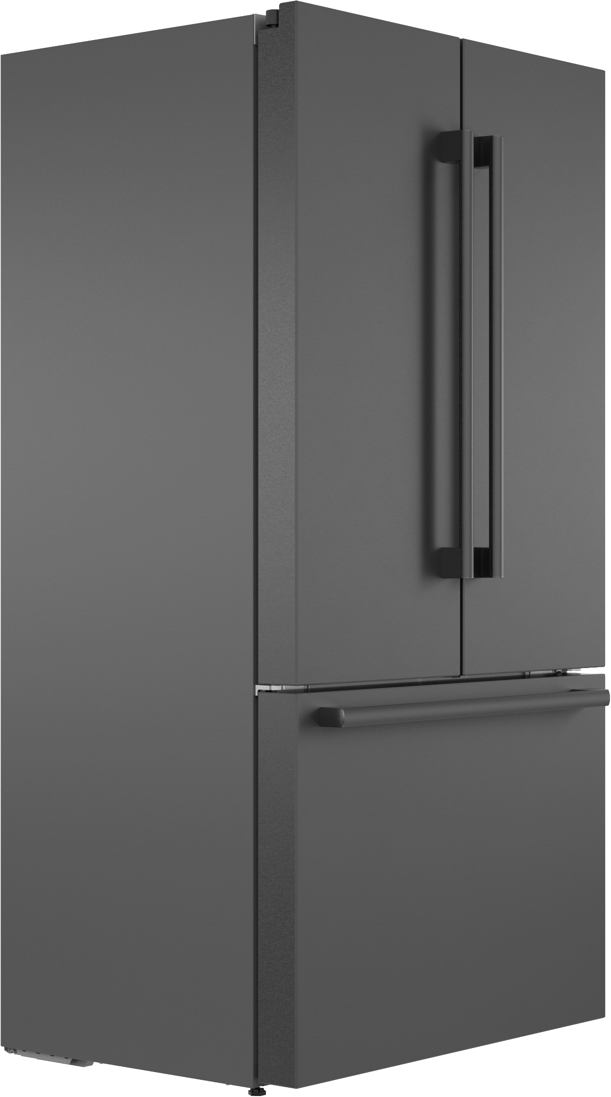 Bosch B36CT84SNB 800 Series, French Door Bottom Freezer, Multi Door, 36'', Black Inox-Antifingerprint