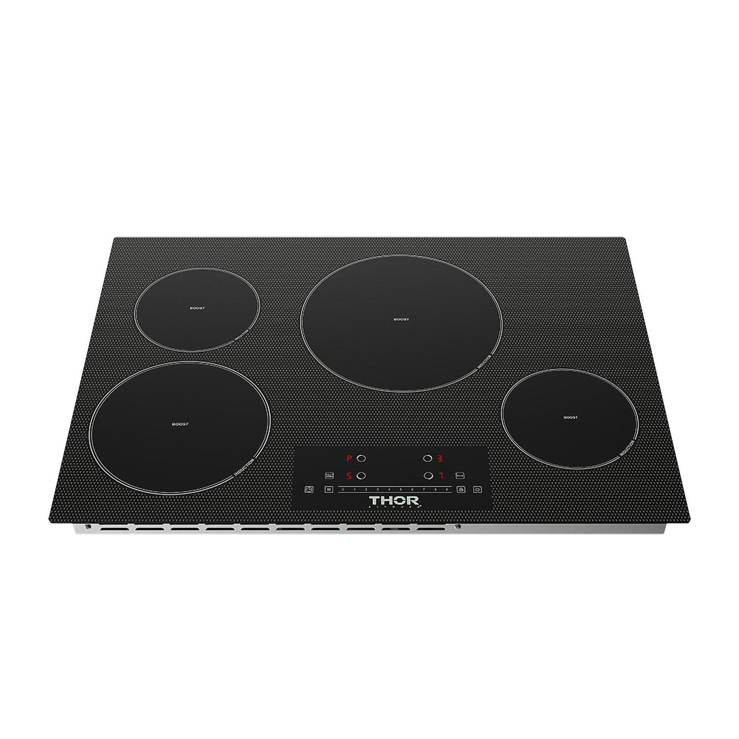 Thor Kitchen PIH30 30 Inch 4-Element Induction Cooktop In Black With Touch Controls