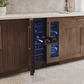 Zephyr PRW24C32CPG Presrv Wine Cooler, 24In Uc, Panel Ready, French Door