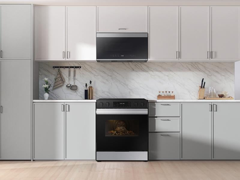 Samsung NSE6DG8300SR Bespoke 6.3 Cu. Ft. Smart Slide-In Electric Range With Air Fry & Precision Knobs In Stainless Steel