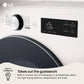Lg DLGX5801A 7.4 Cu. Ft. Ultra Large Capacity Smart Front Load Gas Dryer With Turbosteam®, Ai Sensing And Hybrid Electronic Controls With Lcd Display