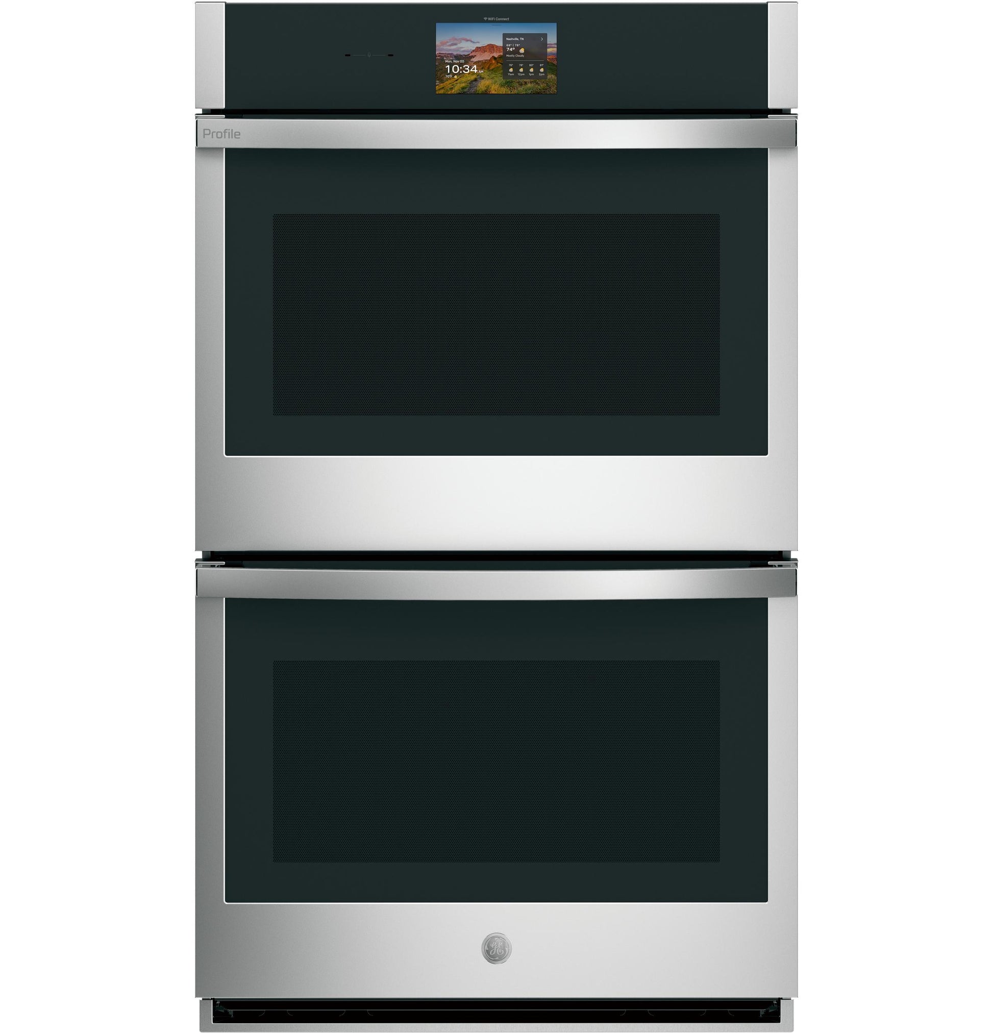 Ge Appliances PTD9000SZSS Ge Profile™ 30" Smart Built-In Convection Double Wall Oven With In-Oven Camera And No Preheat Air Fry