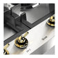 Ilve UHCPT125NSSGLP Ilve Uhcpt125Nssglp Nostalgie Ii 48 Inch Built-In Gas Cooktop With Total Black Brass Burners, In Stainless Steel (6 Sealed Burners, Liquid Propane, Brass)