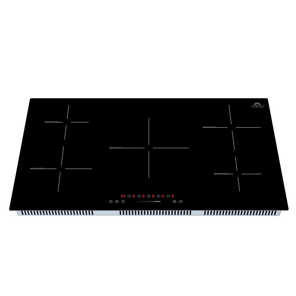 Forno FCTIN058336 Forno Parco 36-Inch Induction Cooktop, 5 Zones, 10,200W Total Power, Touch Control, 9 Power Levels, Booster Function
