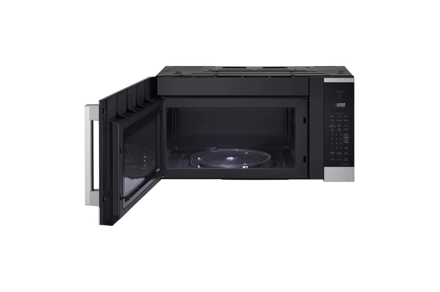 Lg MVEM1825X 1.8 Cu. Ft. Smart Over-The-Range Microwave Oven With Easyclean®