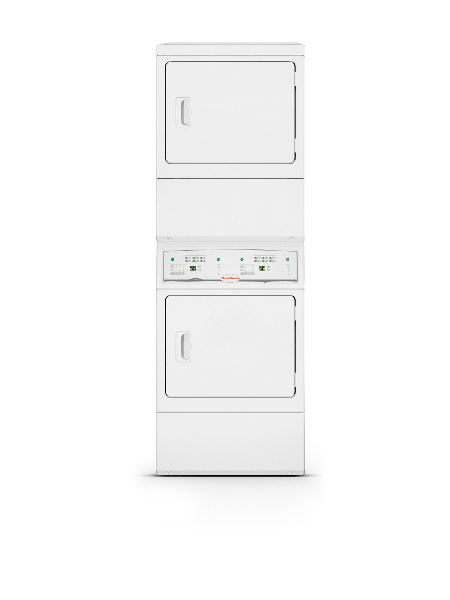 Speed Queen LSGE5AGS113TW01 Commercial Gas, Non-Vended Stacked Dryers With Electronic Control
