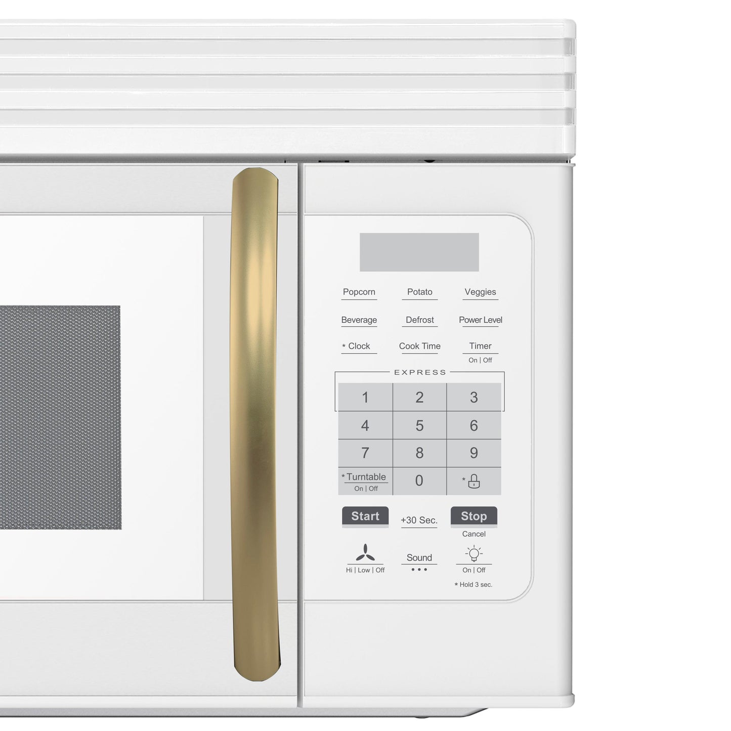 Forno FOTR300730WHT Forno Scalo 30-Inch Over The Range Microwave, White - 1.6 Cu.Ft, 300 Cfm Vent, Touch Control, Led Light