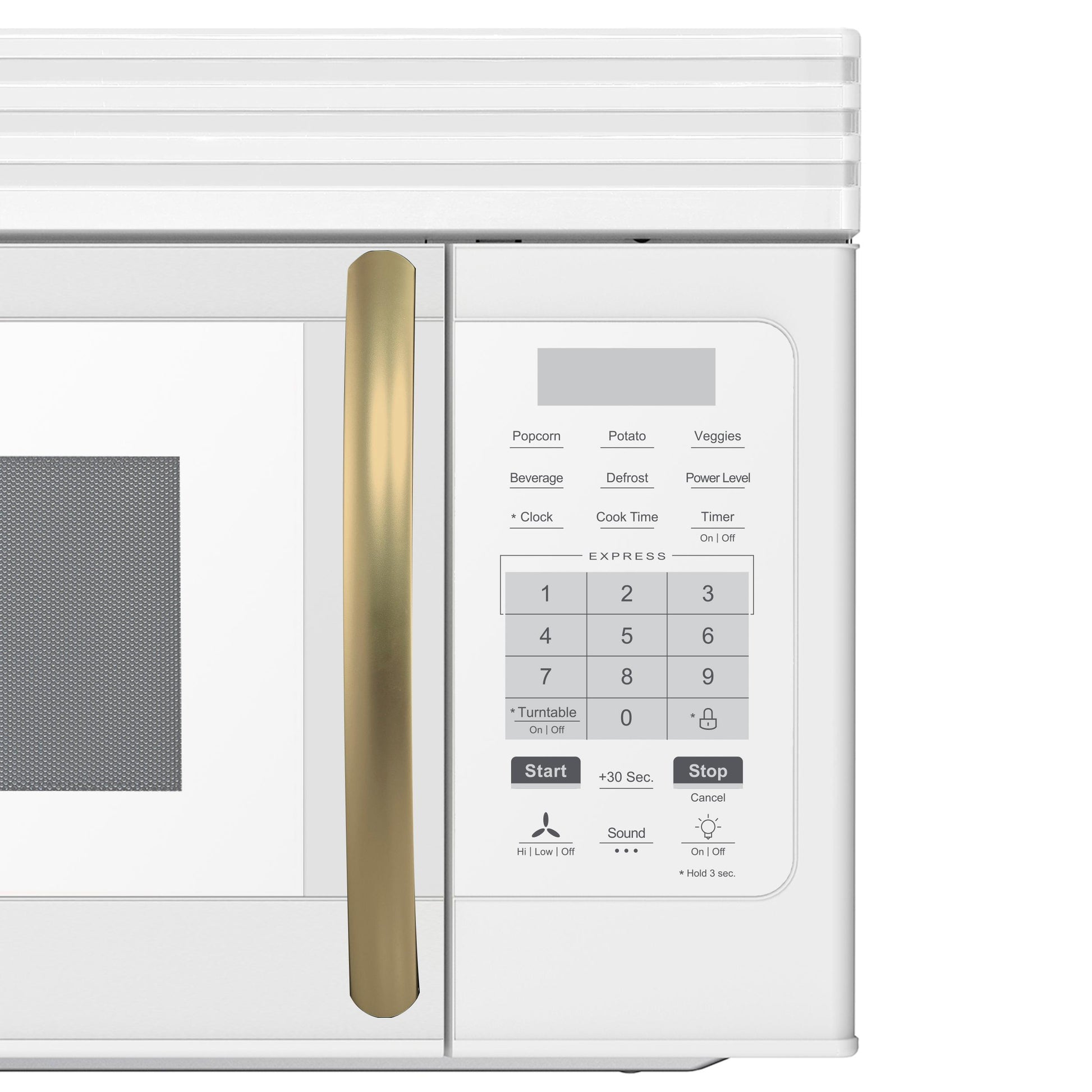 Forno FOTR300730WHT Forno Scalo 30-Inch Over The Range Microwave, White - 1.6 Cu.Ft, 300 Cfm Vent, Touch Control, Led Light