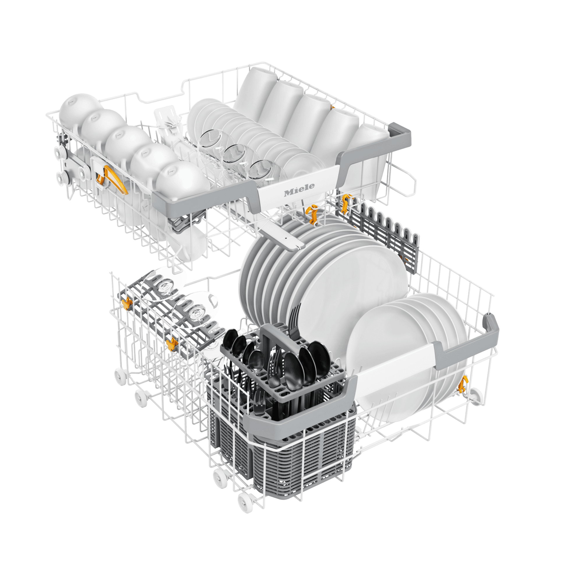 Miele PFD101U Pfd 101 U Stainless Steel - Built-Under Dishwasher, Ada Compliant, For Large Loads Of Dishware In Households, Offices And Utility Areas.