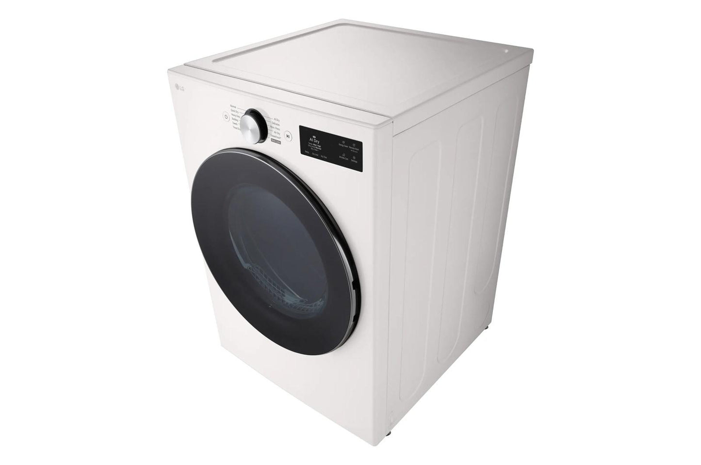 Lg DLEX5800A 7.4 Cu. Ft. Ultra Large Capacity Smart Front Load Electric Dryer With Turbosteam®, Ai Sensing And Hybrid Electronic Controls With Lcd Display