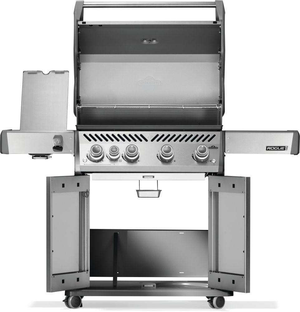 Napoleon Bbq RP525SIBNSS2 Rogue Pro 525 Sib With Infrared Side Burner , Natural Gas, Stainless Steel