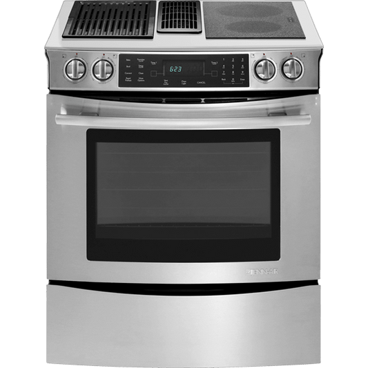 Jennair JES9860CAS Slide-In Modular Electric Downdraft Range With Convection, 30"