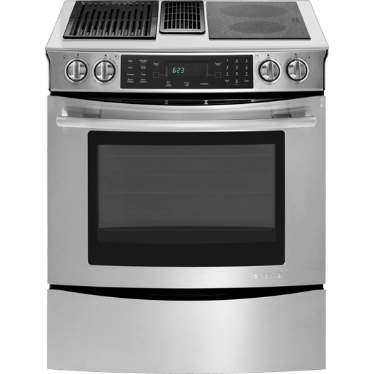 Jennair JES9860CAS Slide-In Modular Electric Downdraft Range With Convection, 30"