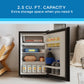 Avanti AVRM25F1B Avanti 2.5 Cu. Ft. Compact Refrigerator, Mini-Fridge, In Black (Avrm25F1B)