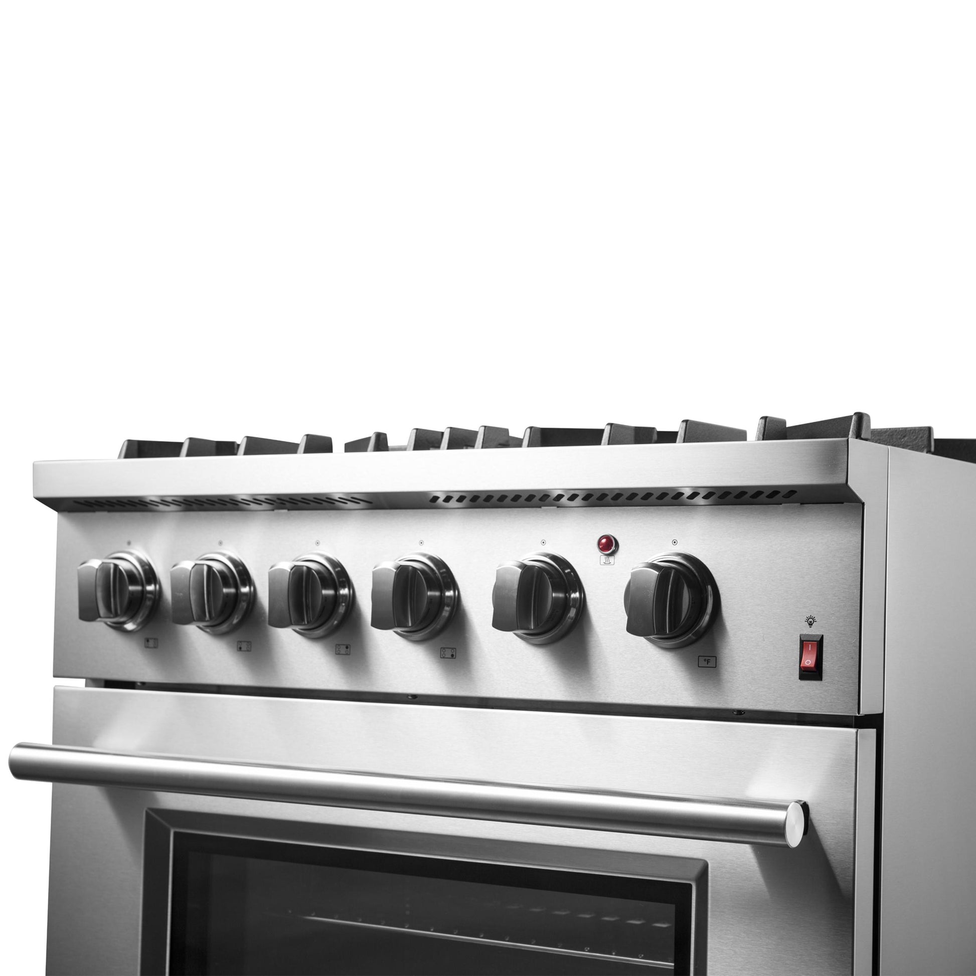Forno FFSGS619730 Forno Marco 30-Inch Dual Fuel Range, Stainless Steel, 4 Burners, 37,000 Btu, True Convection Oven, Energy Efficient