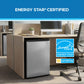 Avanti AVAR26F3S Avanti 2.6 Cu. Ft. Compact Refrigerator With Auto-Defrost, In Stainless (Avar26F3S)