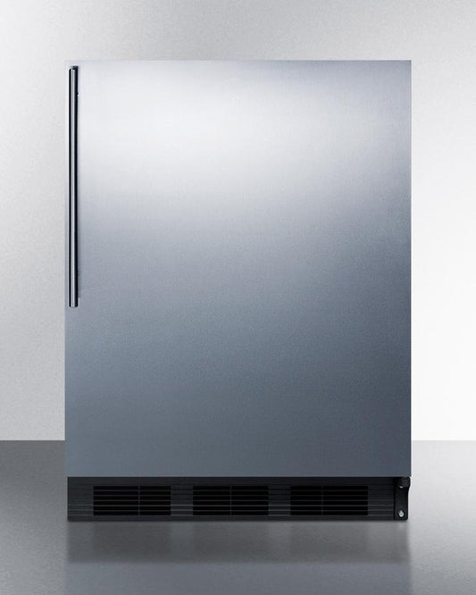 Summit FF63BKSSHVADA 24" Wide All-Refrigerator, Ada Compliant
