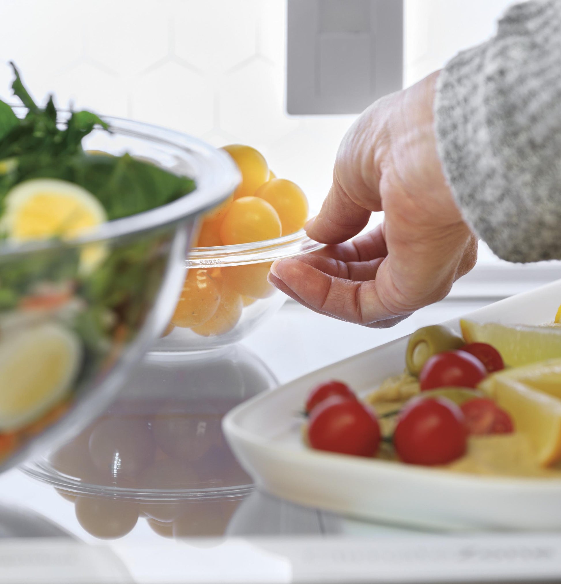 Ge Appliances PXD22BYPFS Ge Profile&#8482; 22.4 Cu. Ft. Smart Counter-Depth Fingerprint Resistant 4-Door French-Door Refrigerator With Door In Door