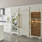 True Caliber TR30REFLSSC 30 Inch Refrigerator Column - Door: Solid Stainless - Stainless Steel Finish, Stainless Steel Hardware, Left Hinge