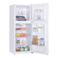 Verona VEFTF2412RWH Verona Veftf2412Rwh 24 Inch Top Freezer Refrigerator With 12 Cu. Ft. Total Capacity, Reversible Doors, Recessed Handle, Energy Star (White)